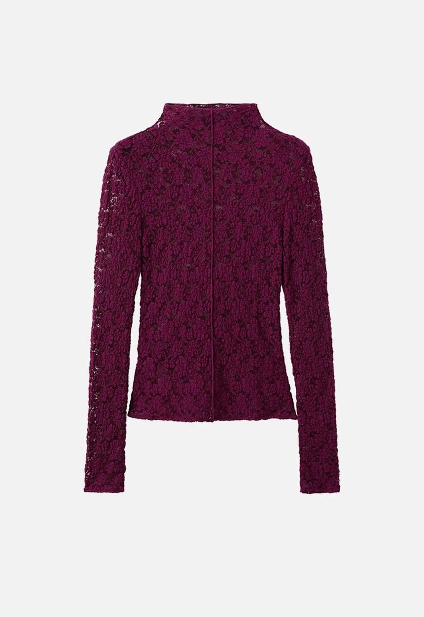 MANGO - Top xselena - dark red