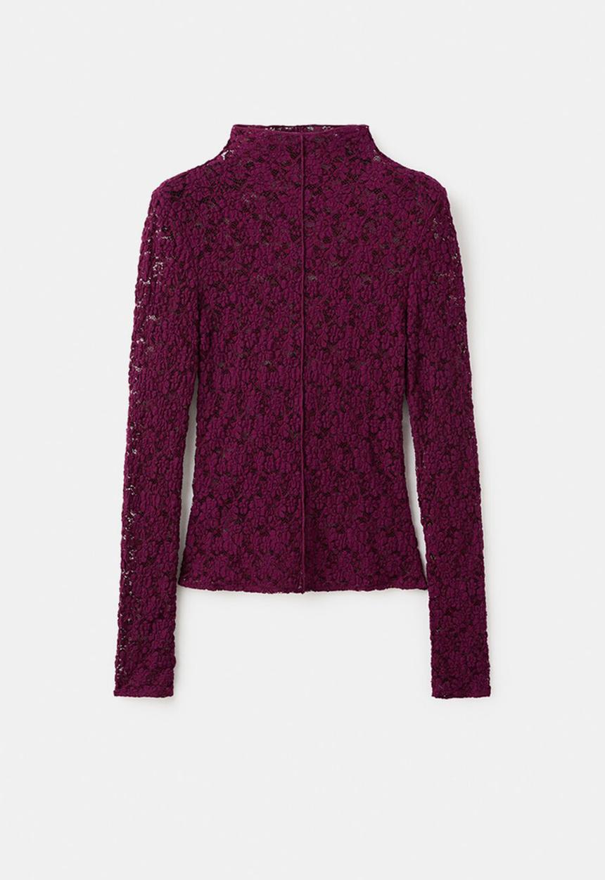 MANGO - Top xselena - dark red