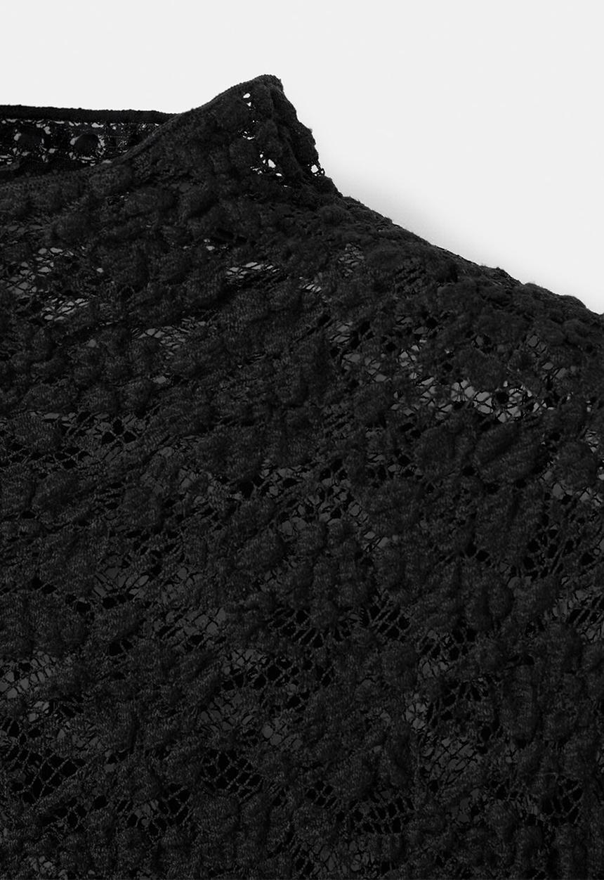 MANGO - Top xselena - black