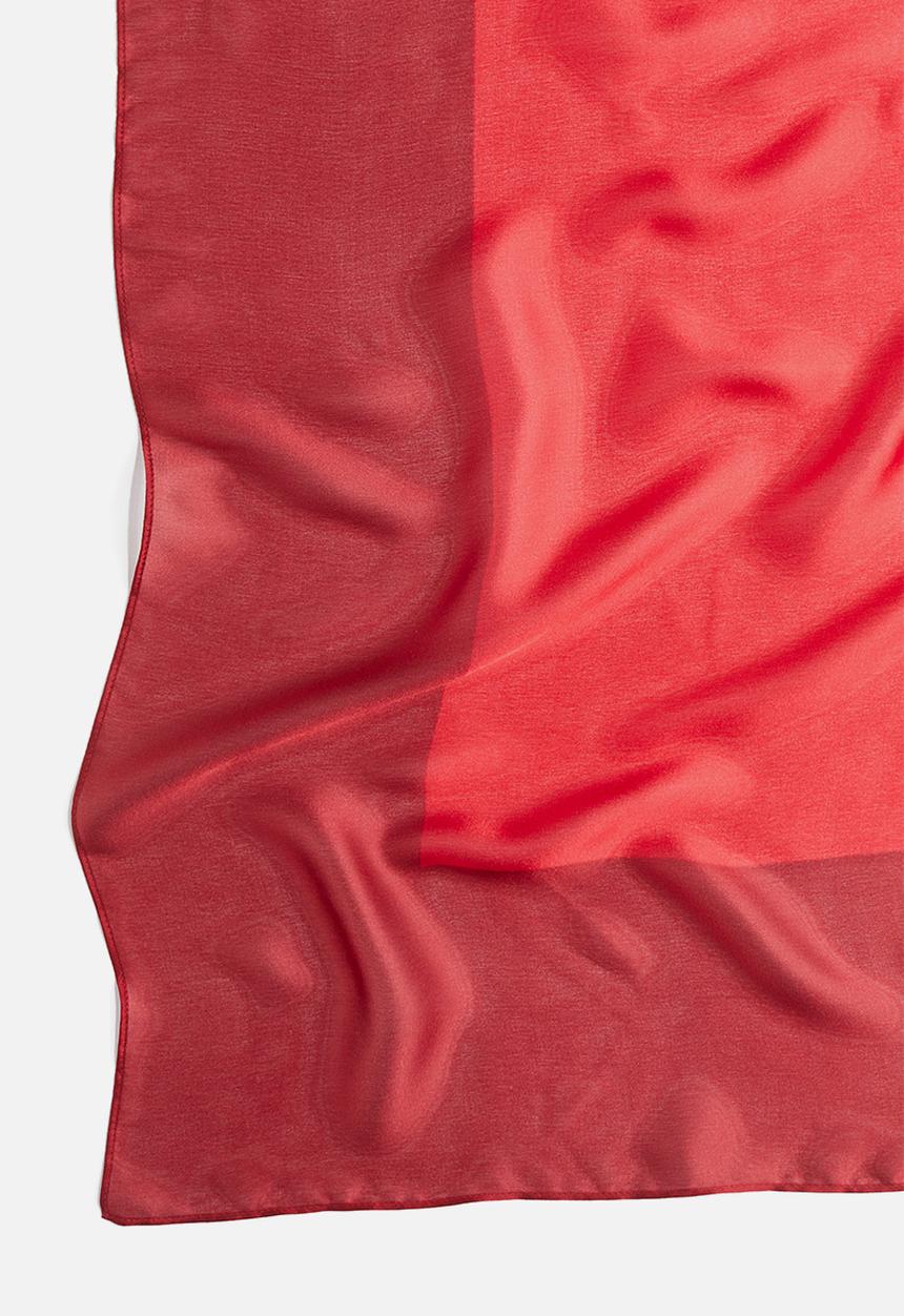 H&M - Patterned scarf - red & dark red