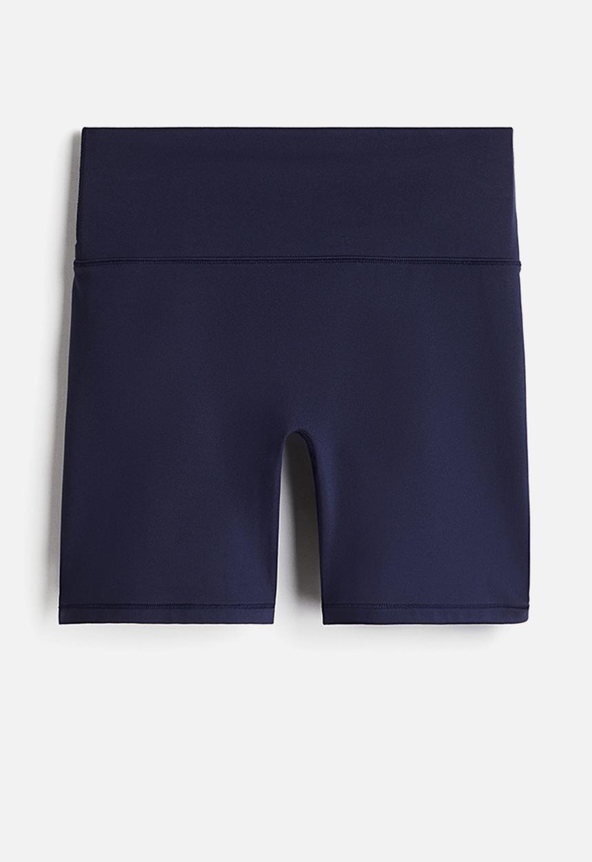 H&M - Sports cycling shorts with softmove™ - navy blue