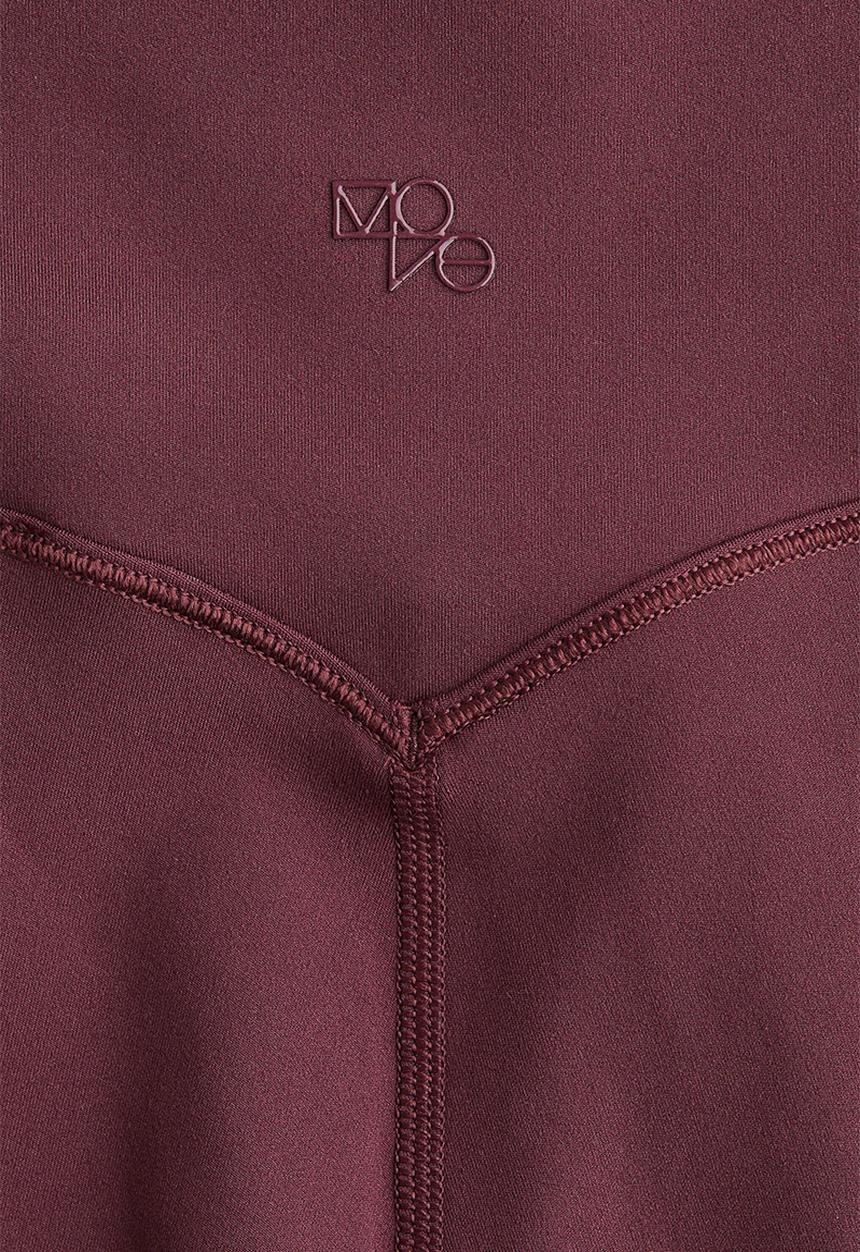 H&M - Sports leggings with softmove™ - light burgundy