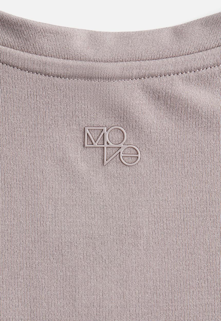 H&M - Boxy-style sports vest top with drymove™ - warm grey 