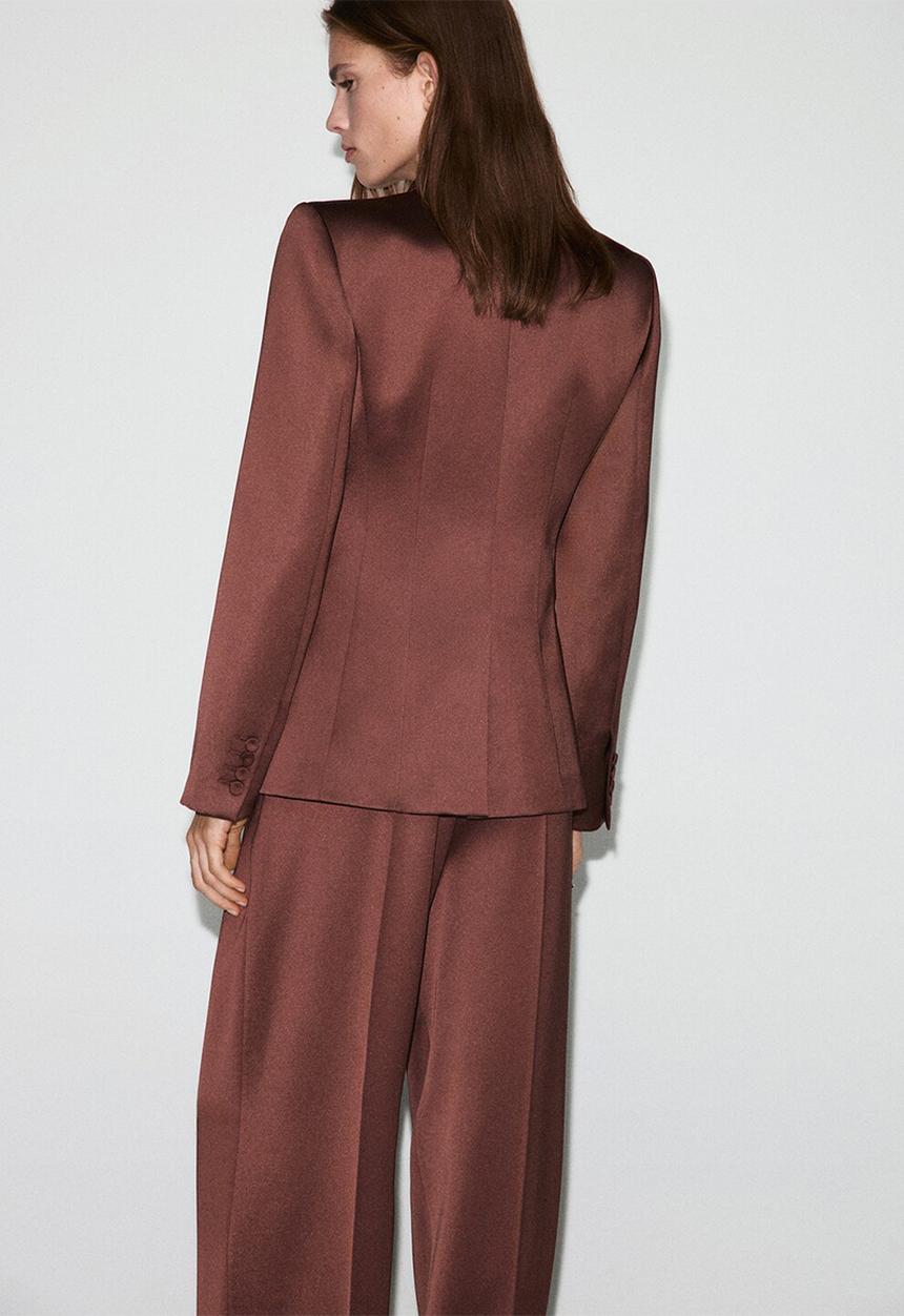MANGO - Blazer gilda - brown