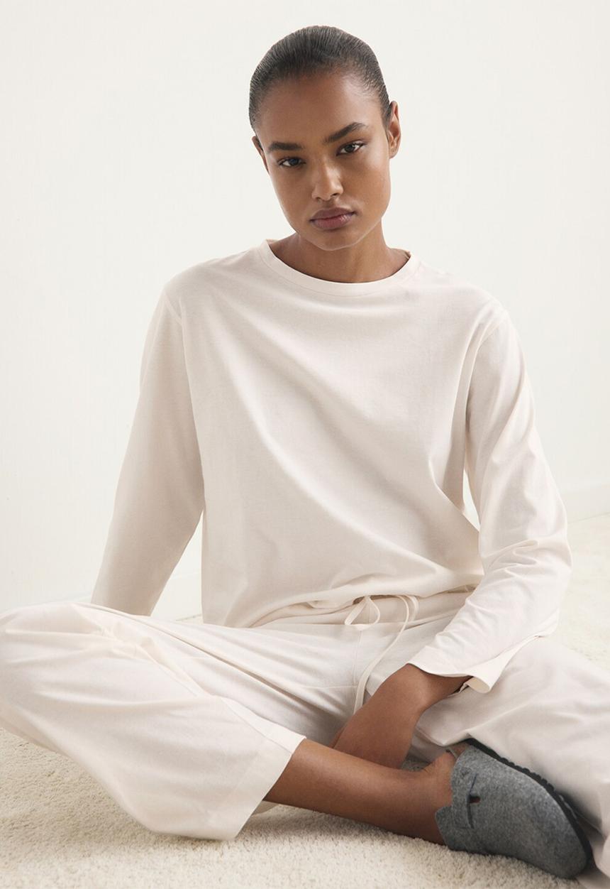 MANGO - Pyjama combojer- light/pastel yellow