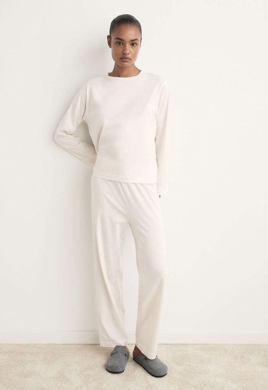 MANGO - Pyjama combojer- light/pastel yellow