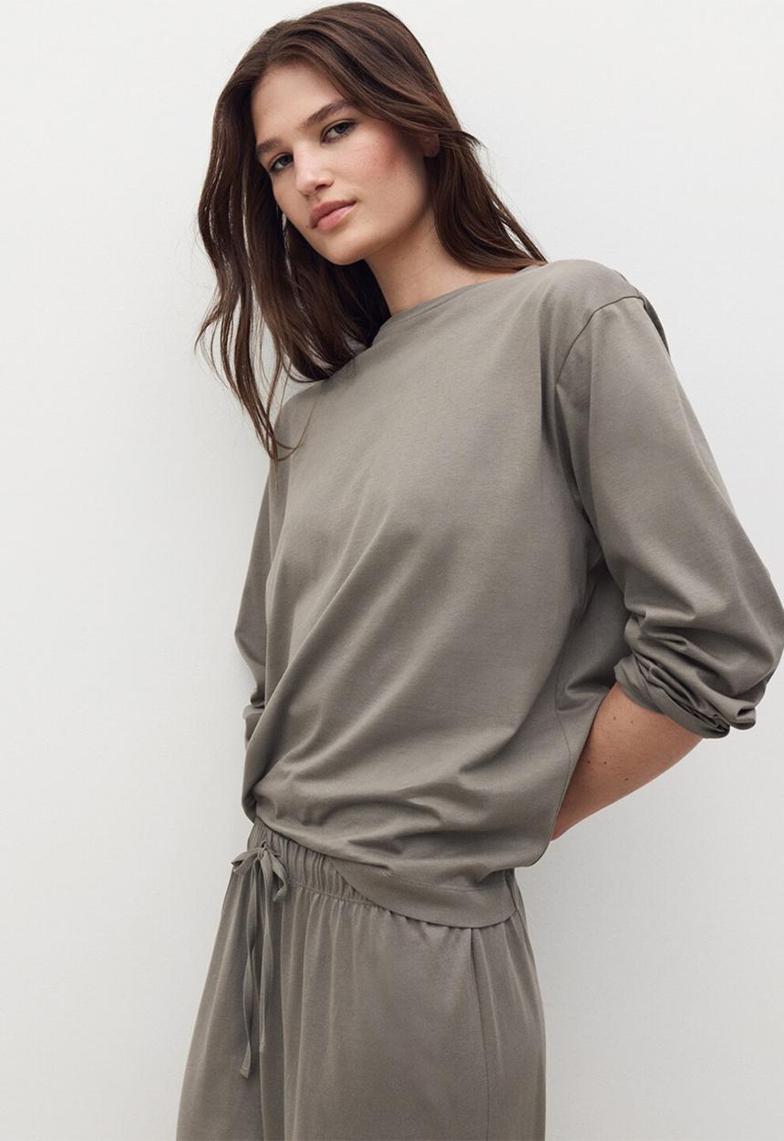 MANGO - Pyjama combojer- brown