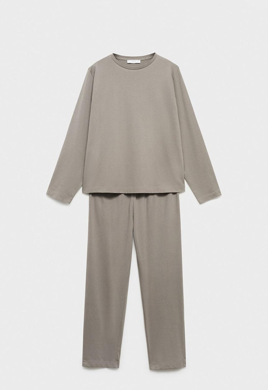MANGO - Pyjama combojer- brown