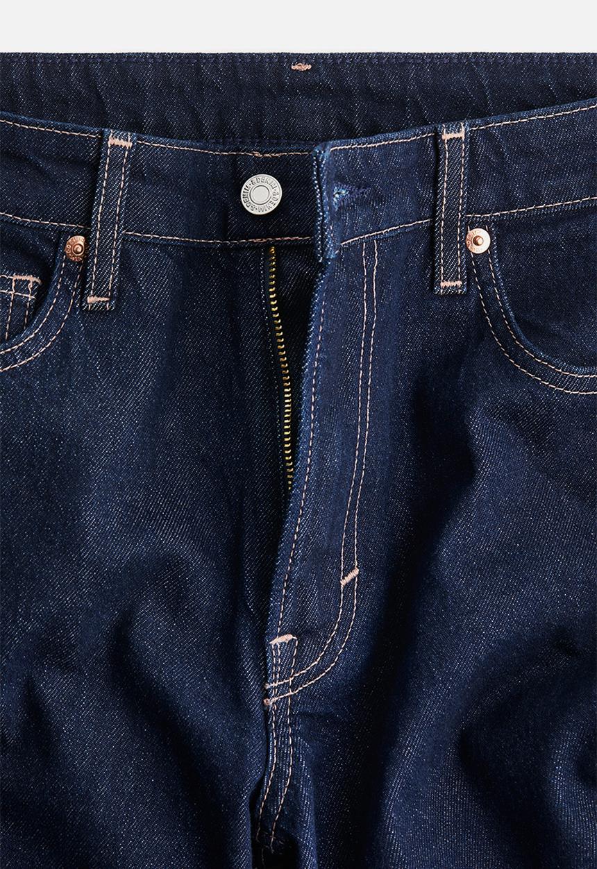H&M - Bootcut high jeans - dark denim blue