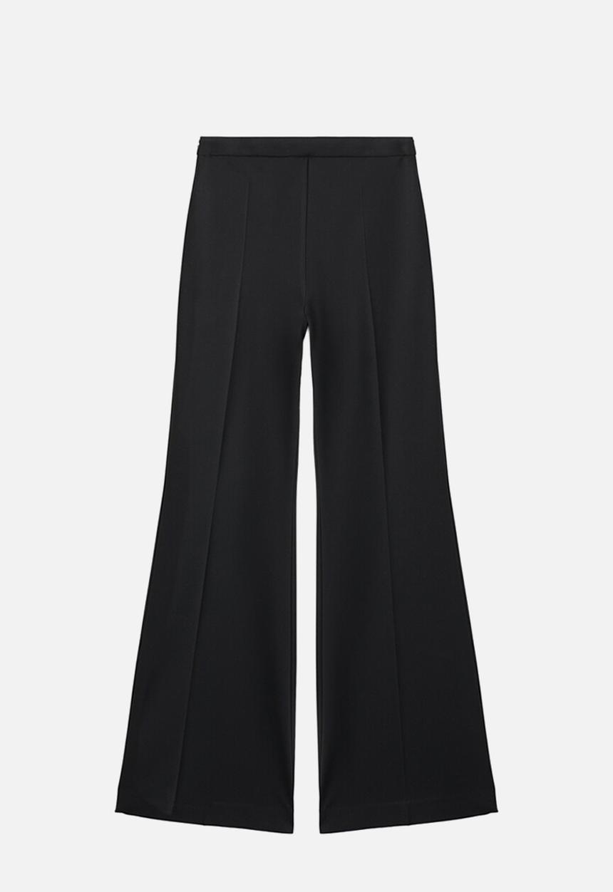 MANGO - Trousers fijis - black