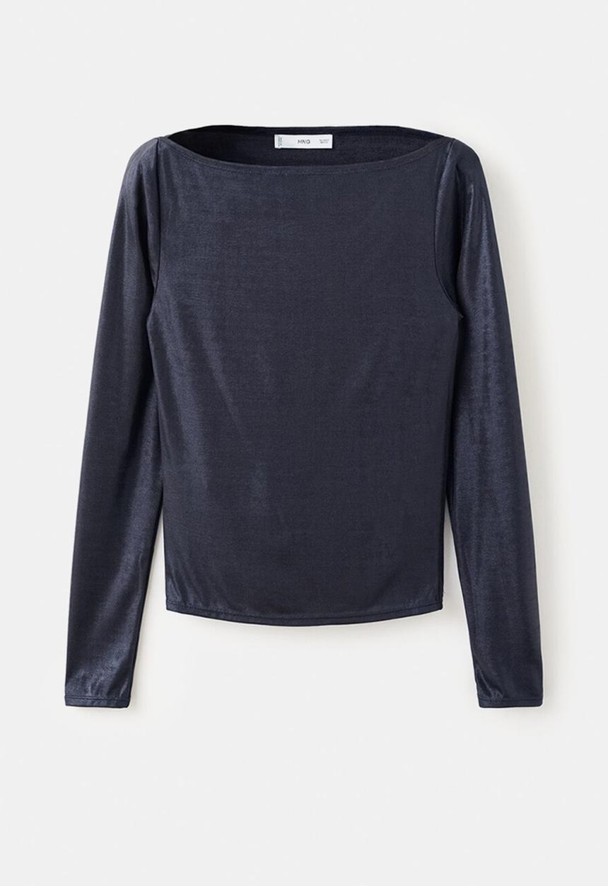MANGO - T-shirt xlalo - navy