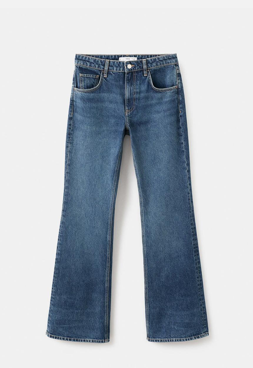 MANGO - Jeans selena - open blue