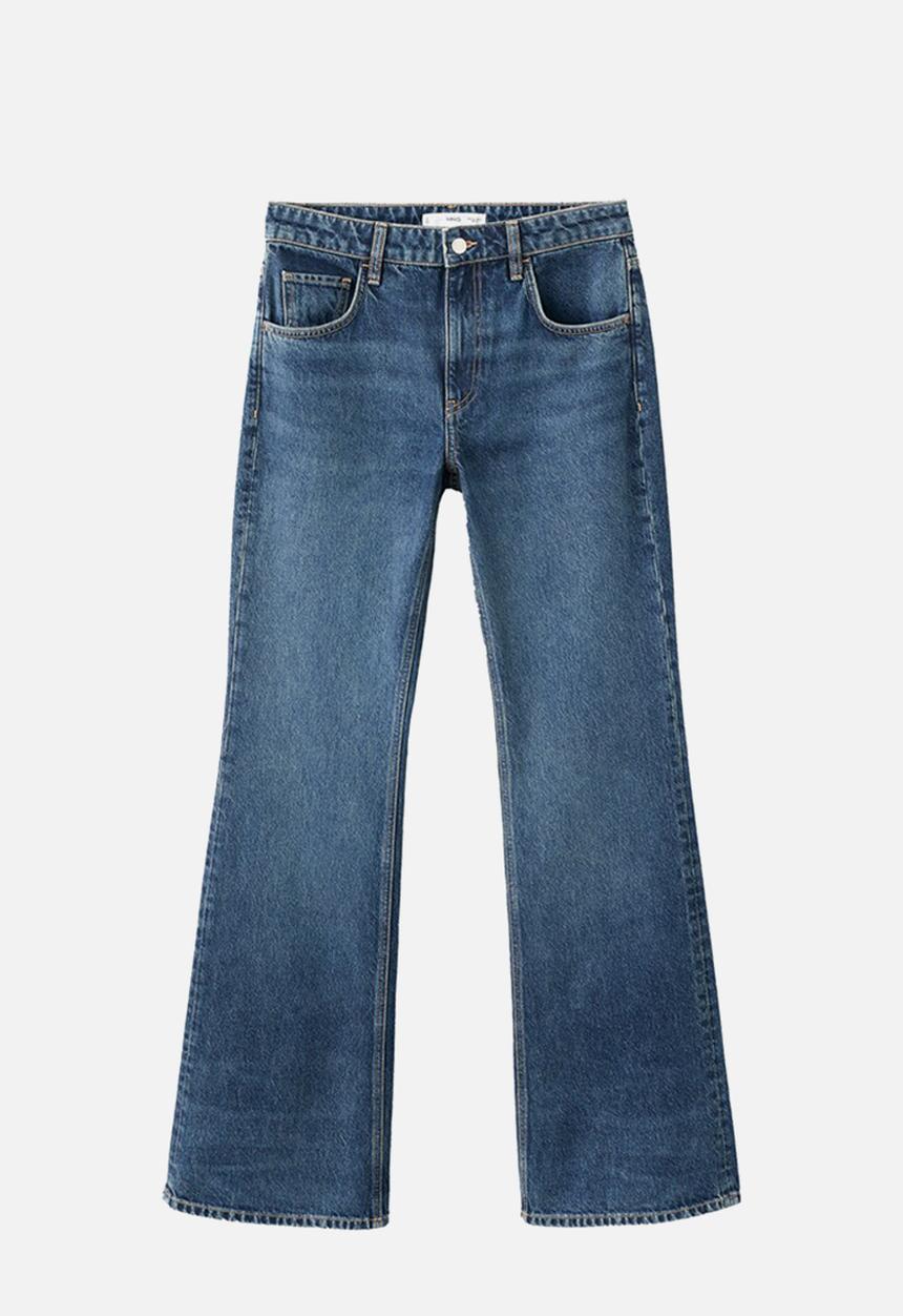 MANGO - Jeans selena - open blue