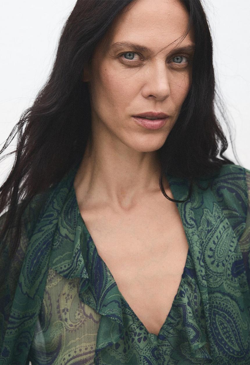 MANGO - Blouse divine - green