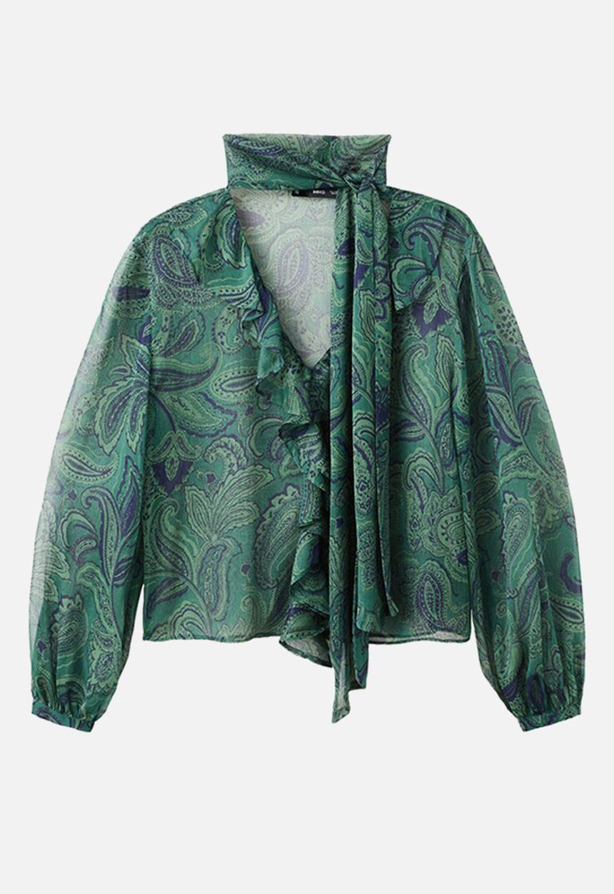 MANGO - Blouse divine - green