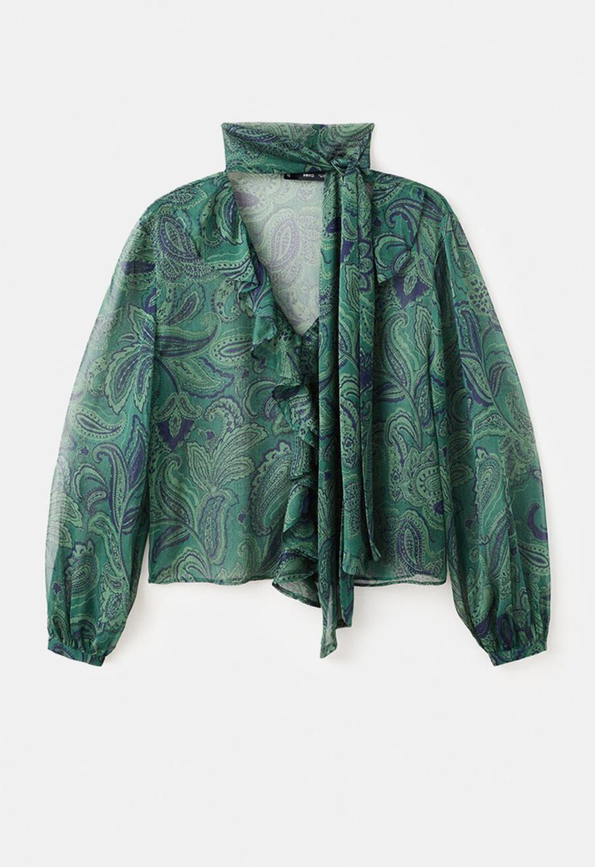 MANGO - Blouse divine - green