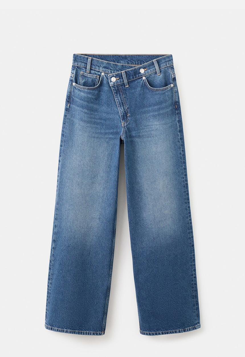 MANGO - Jeans malene - open blue