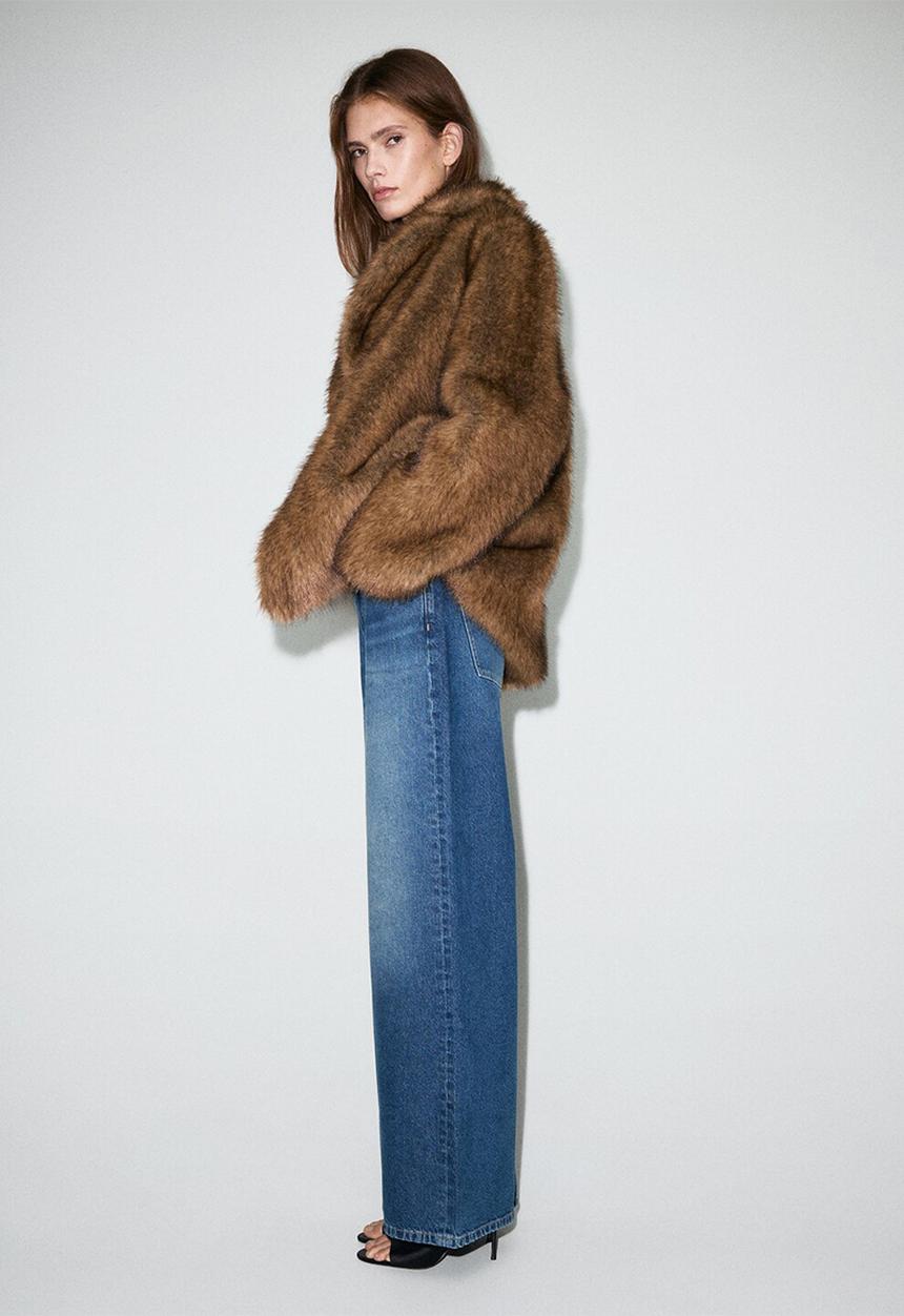 MANGO - Jeans malene - open blue