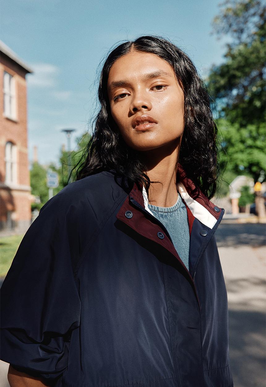 H&M - Windbreaker - navy blue