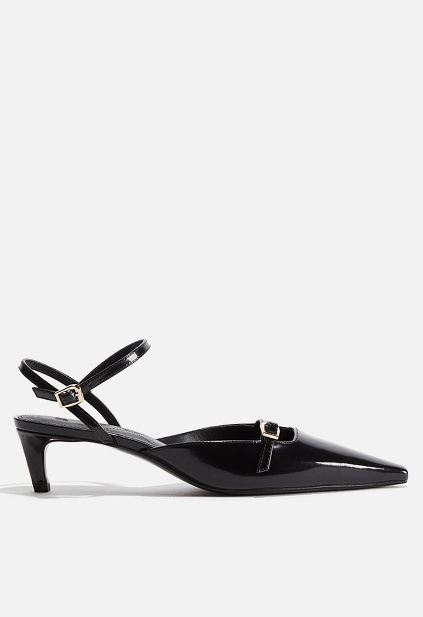 H&M - Pointed heeled sandals - black