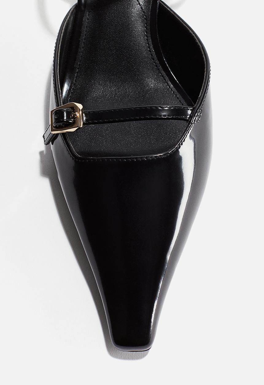 H&M - Pointed heeled sandals - black
