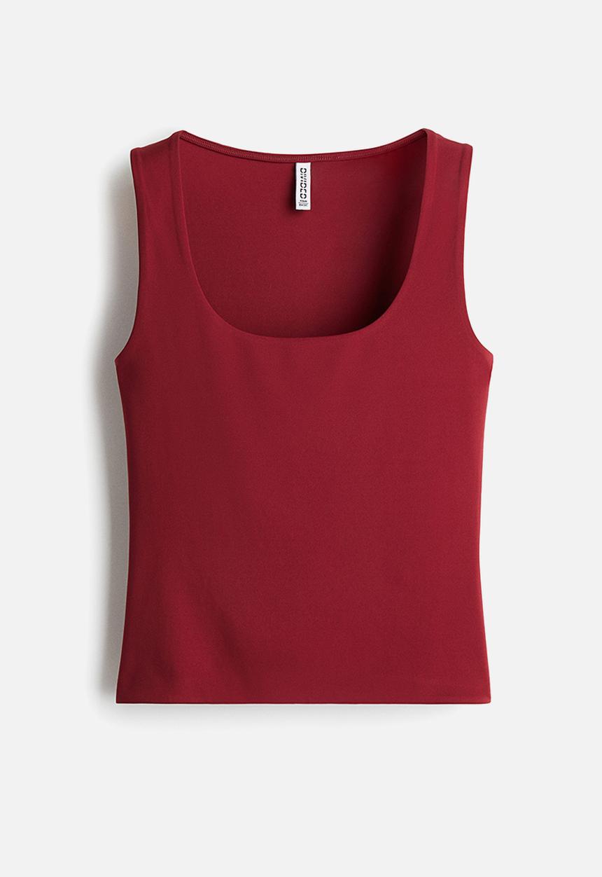 H&M - Microfibre vest top - dark red