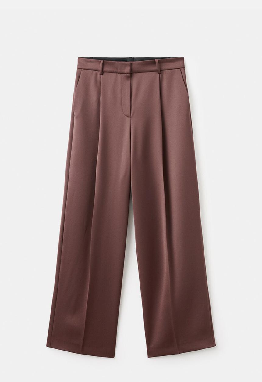MANGO - Trousers gilda - brown