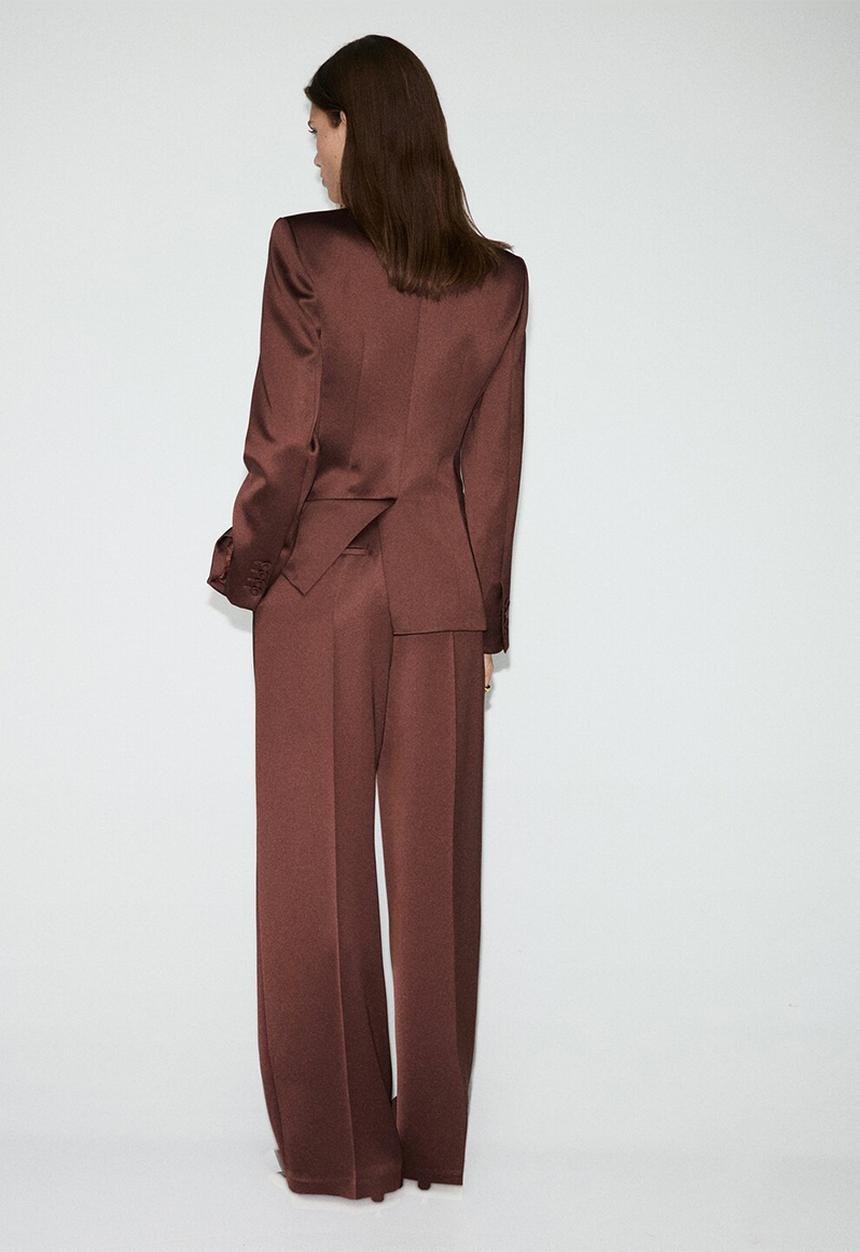 MANGO - Trousers gilda - brown