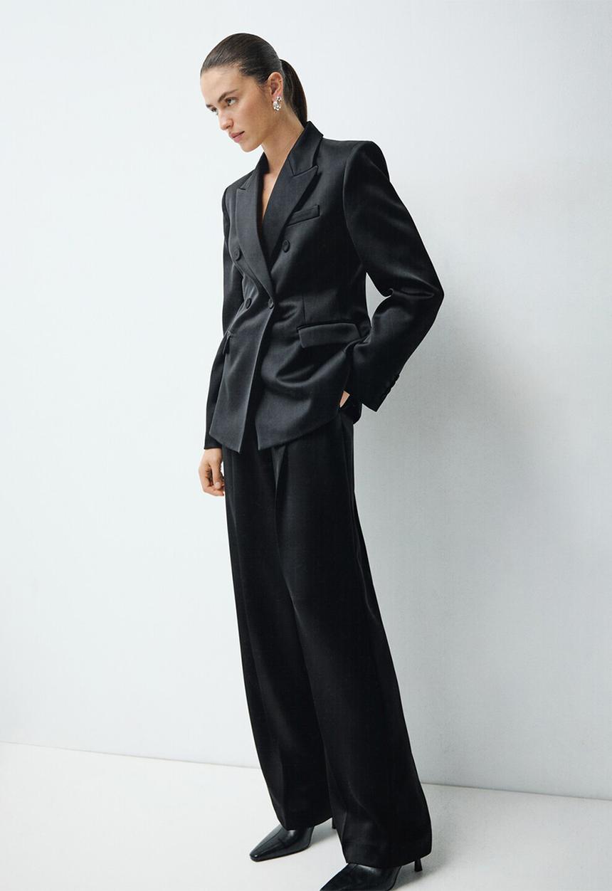 MANGO - Trousers gilda - black