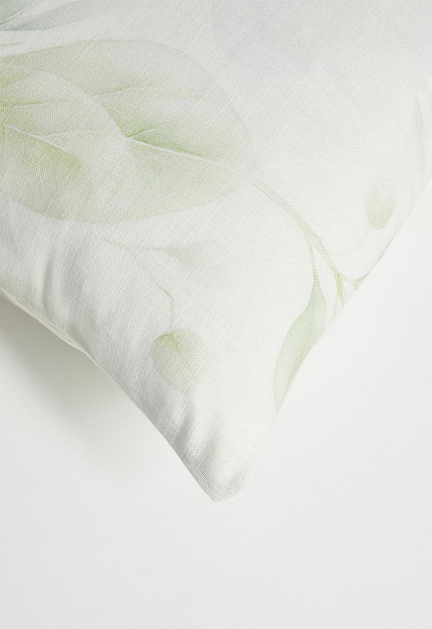 Sixth Floor - Country side printed cushion cover - green