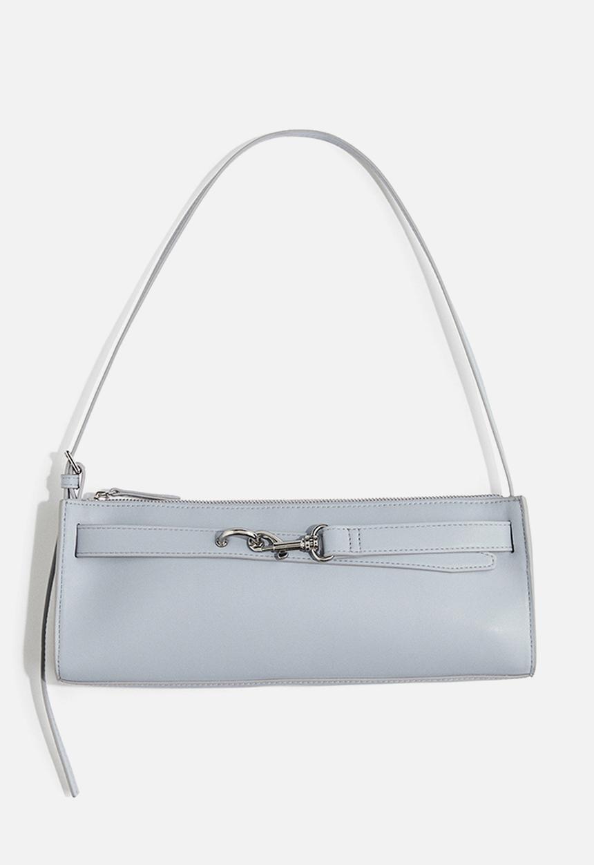 H&M - Rectangular shoulder bag - blue & grey