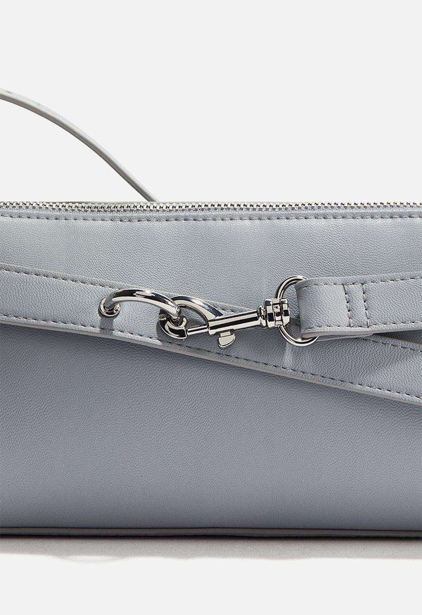 H&M - Rectangular shoulder bag - blue & grey