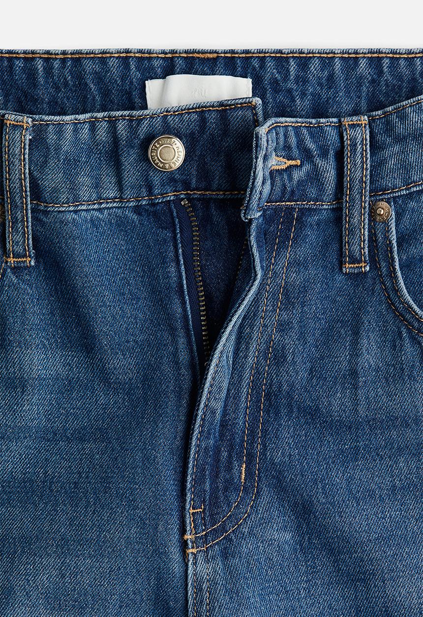 H&M - Wide high jeans - denim blue