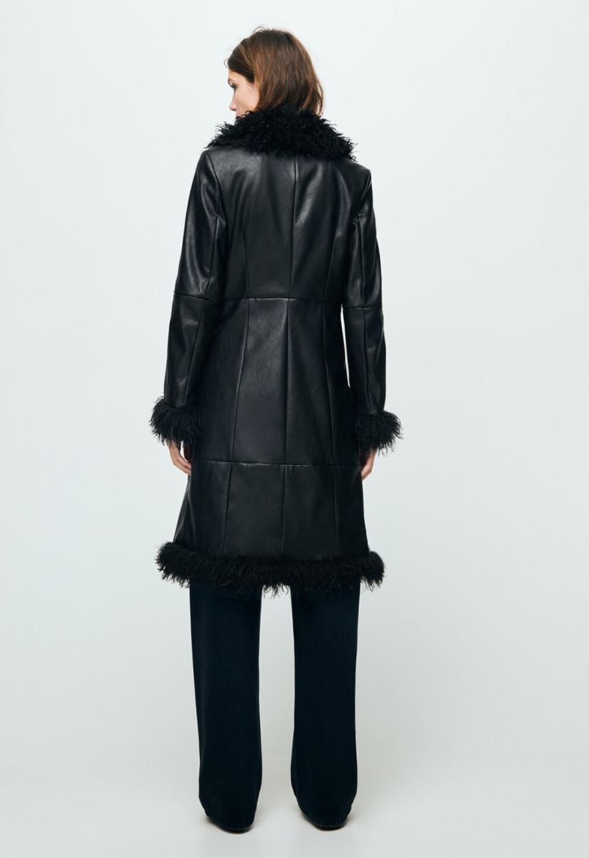 MANGO - Coat charlote - black