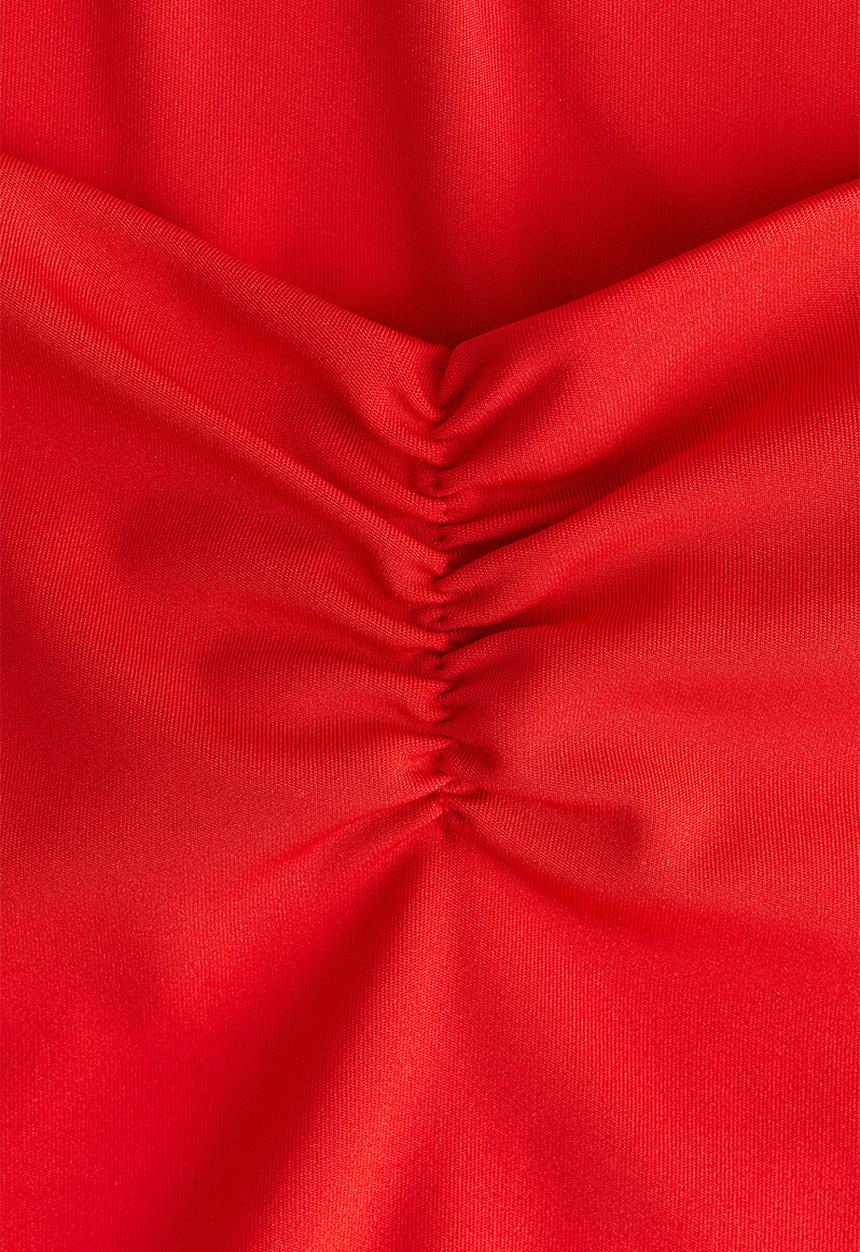 H&M - Gathered vest top - bright red