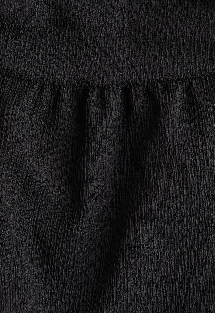 H&M - Crinkled balloon-leg trousers - black