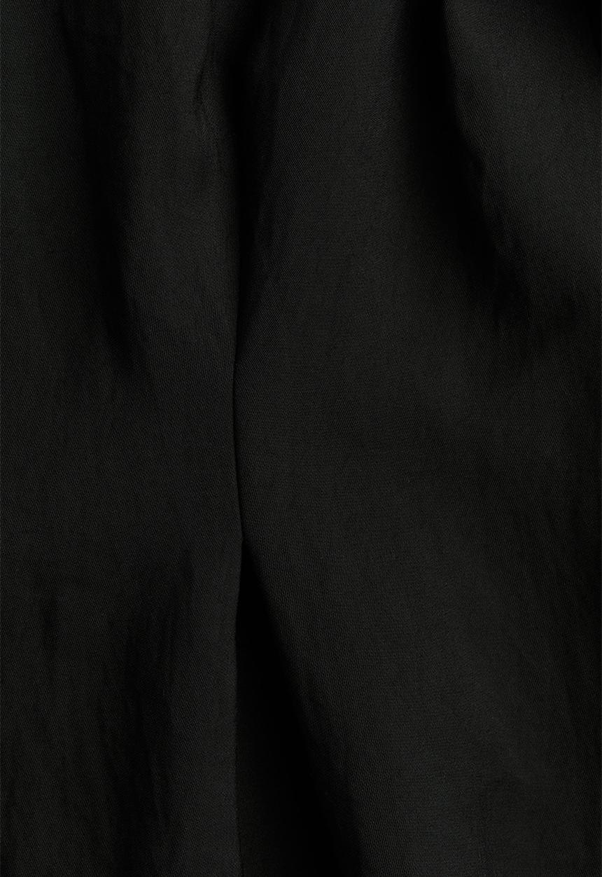 H&M - Waisted blouse - black