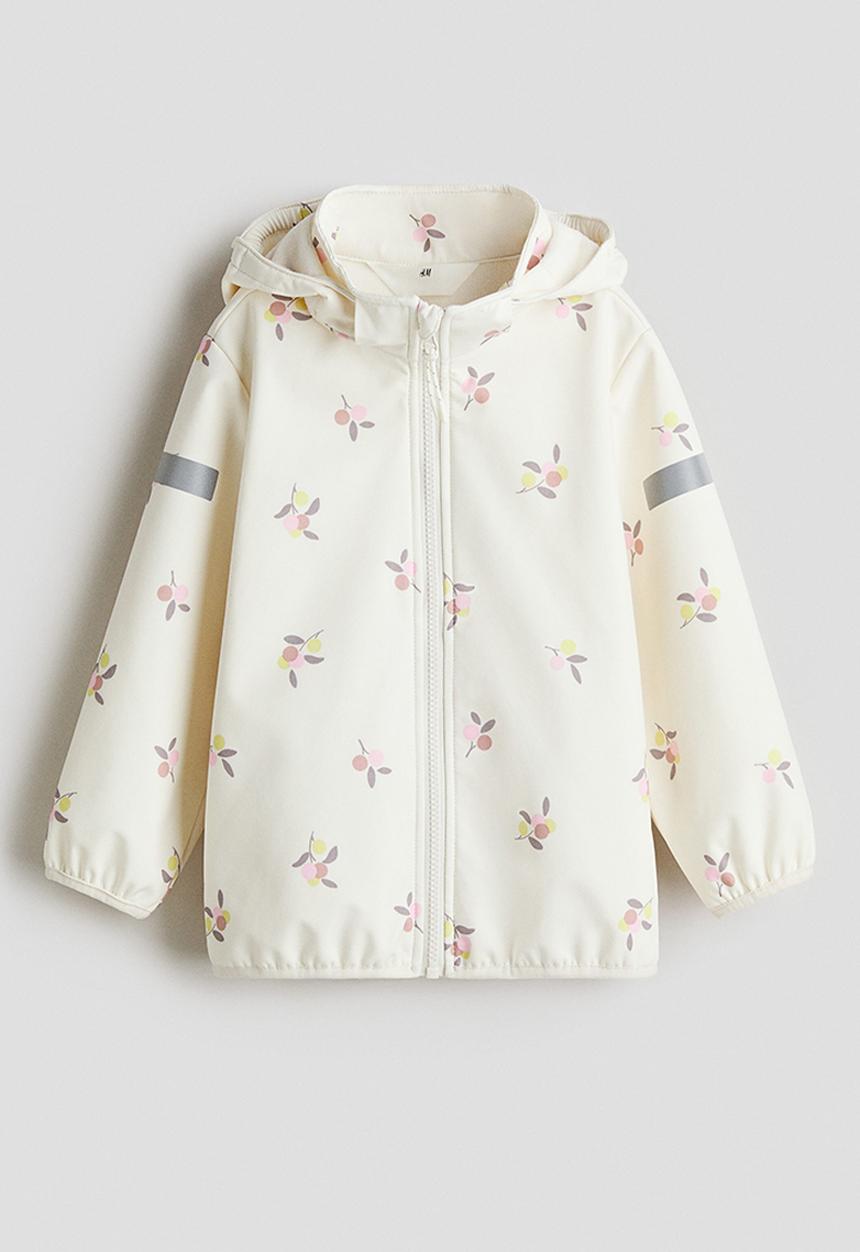 H&M - Water-resistant softshell jacket - cream berries