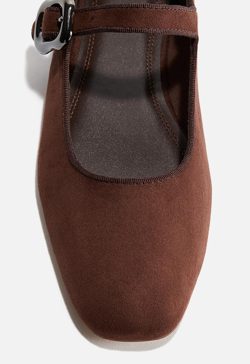 H&M - Mary jane ballet flats - dark brown 