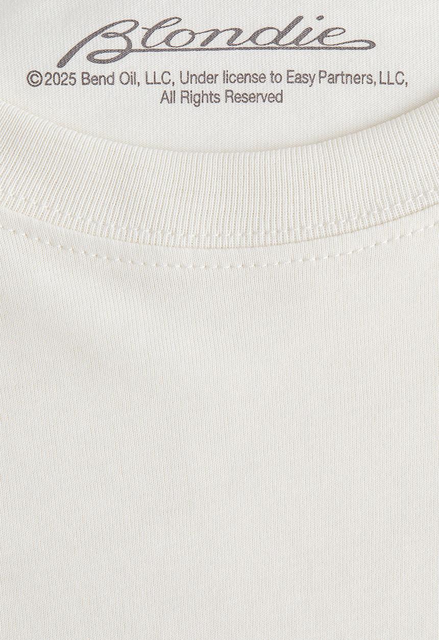 H&M - Oversized printed T-shirt - white/blondie 