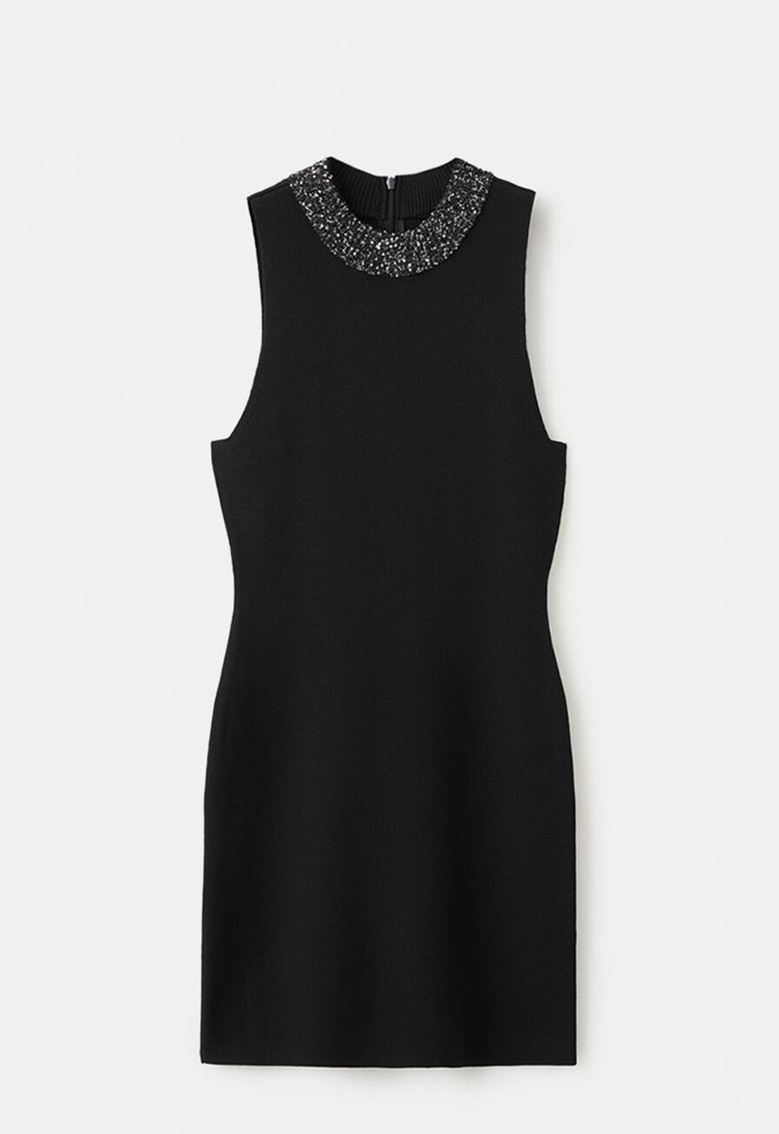 MANGO - Dress balerina - black