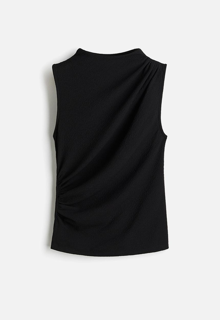 H&M - Draped top - black