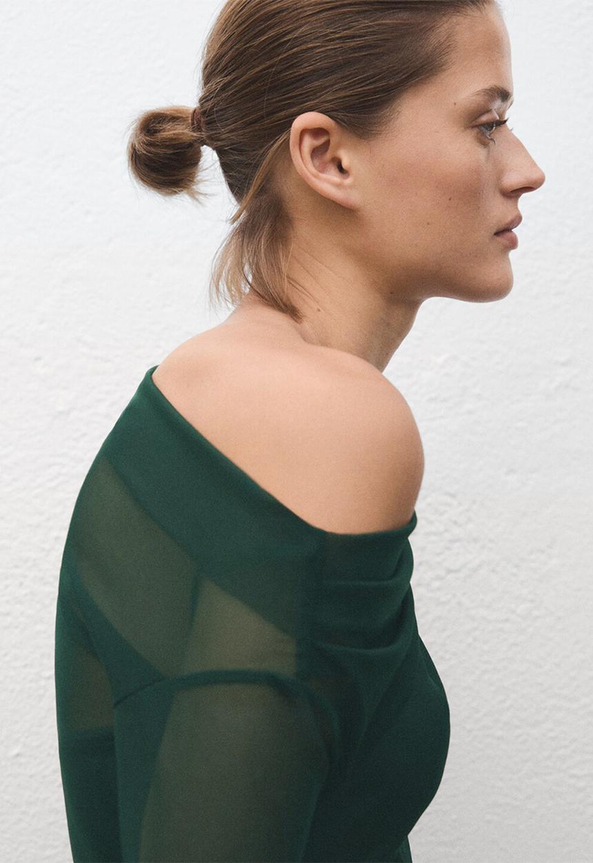 MANGO - Dress aitana - green