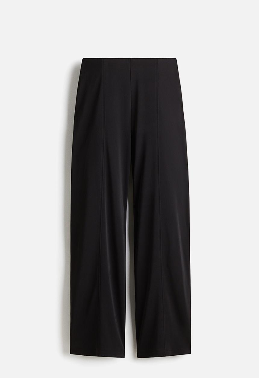 H&M - Wide trousers - black