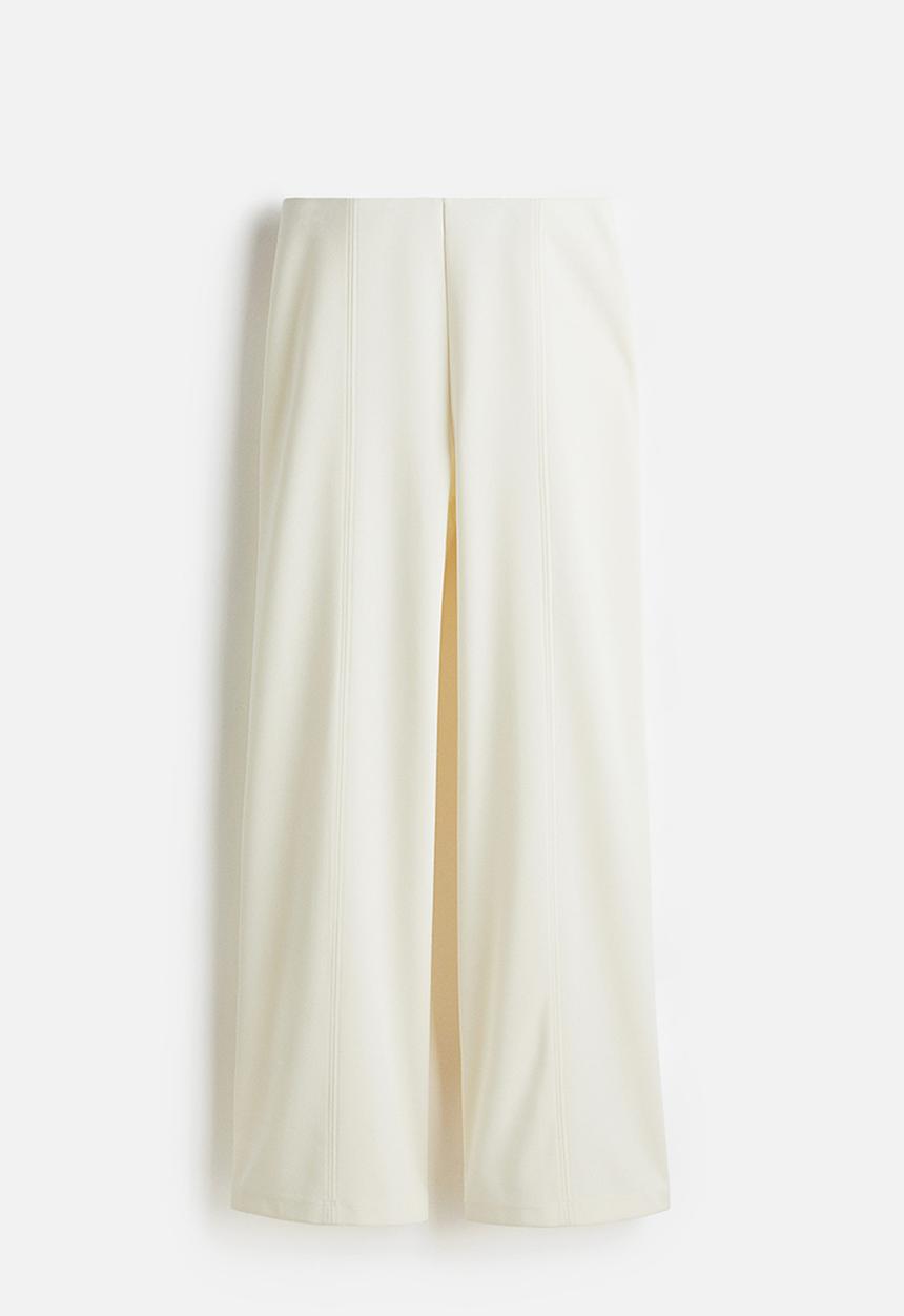 H&M - Wide trousers - cream