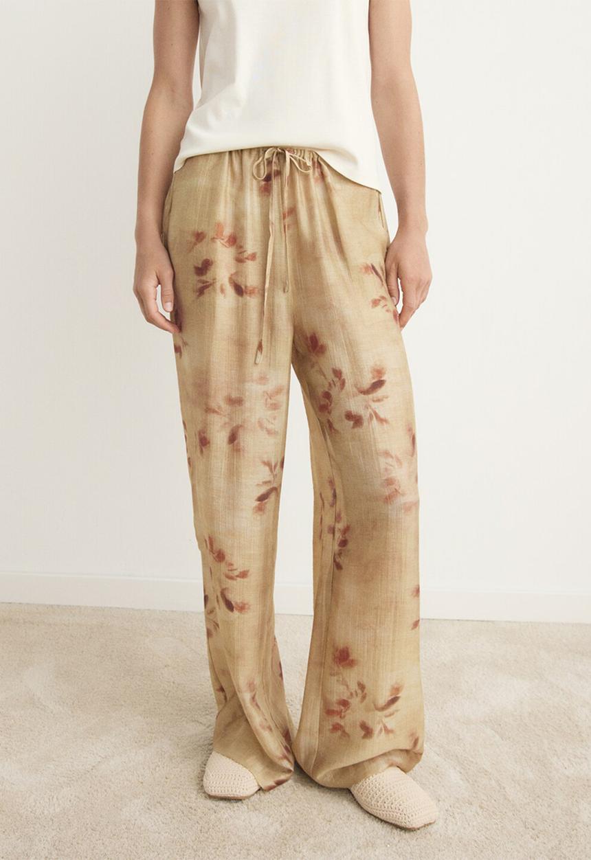 MANGO - Pyjama trousers lili- yellow