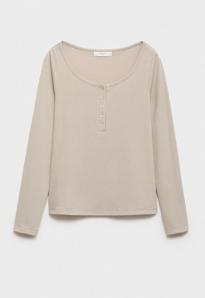 MANGO - Pyjama t-shirt balance- stone