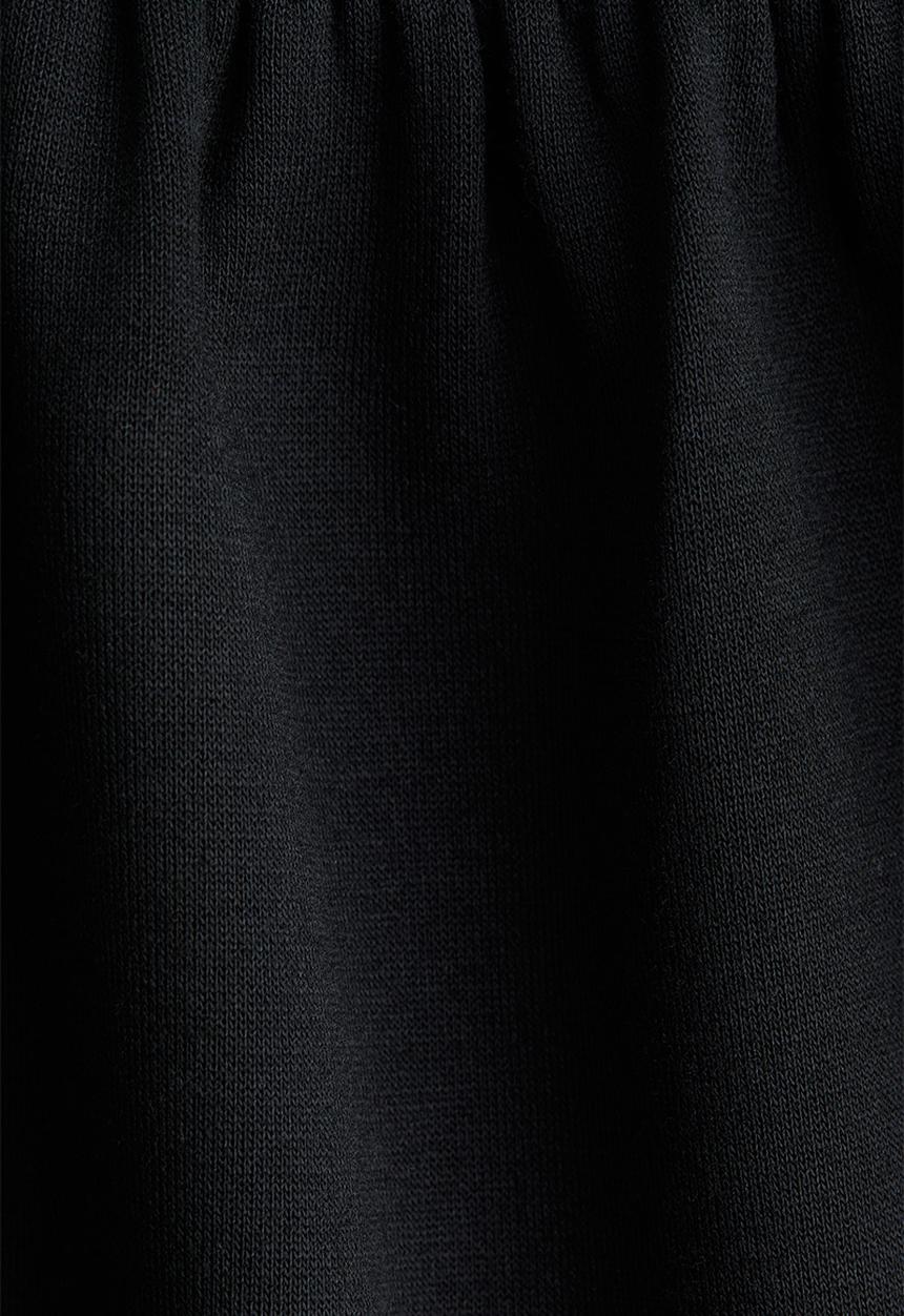 H&M - Scuba peplum top - black