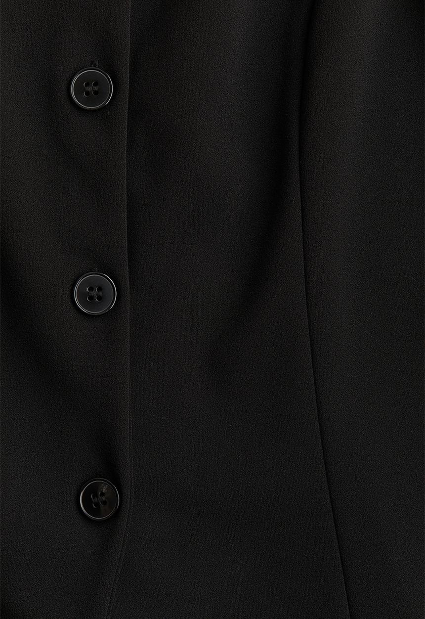 H&M - Ponte di roma waistcoat - black