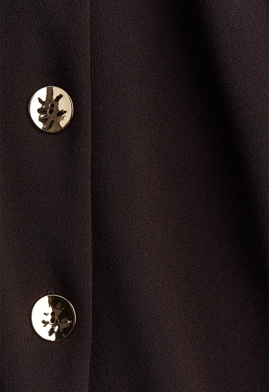H&M - Ponte di roma waistcoat - dark brown
